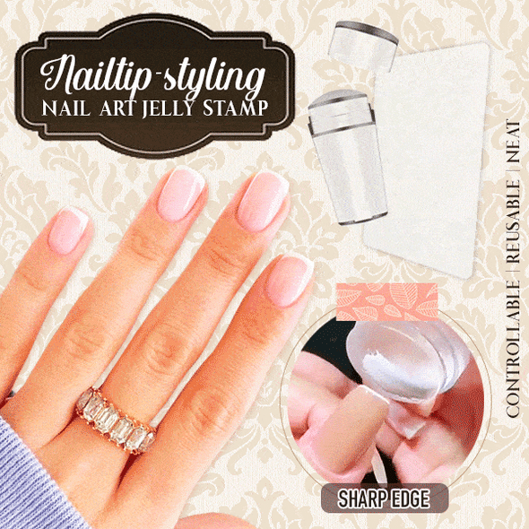 DreamyDip™ - Nail Art Gelee-Stempel (3 Stk)