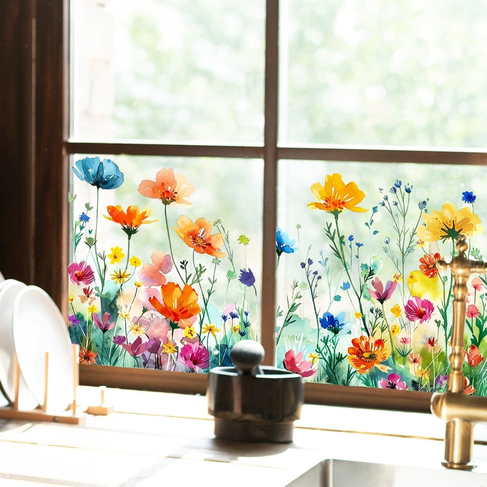 1+1 Gratis | FlowerSticky - Fenstersticker