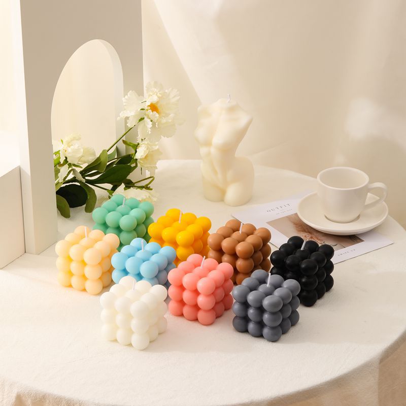 Duftkerzen im Würfeldesign 3er Set | Sojawachs Schmuckkerzen | Langanhaltende Brenndauer & Aromatischer Duft für Wohnzimmer 11