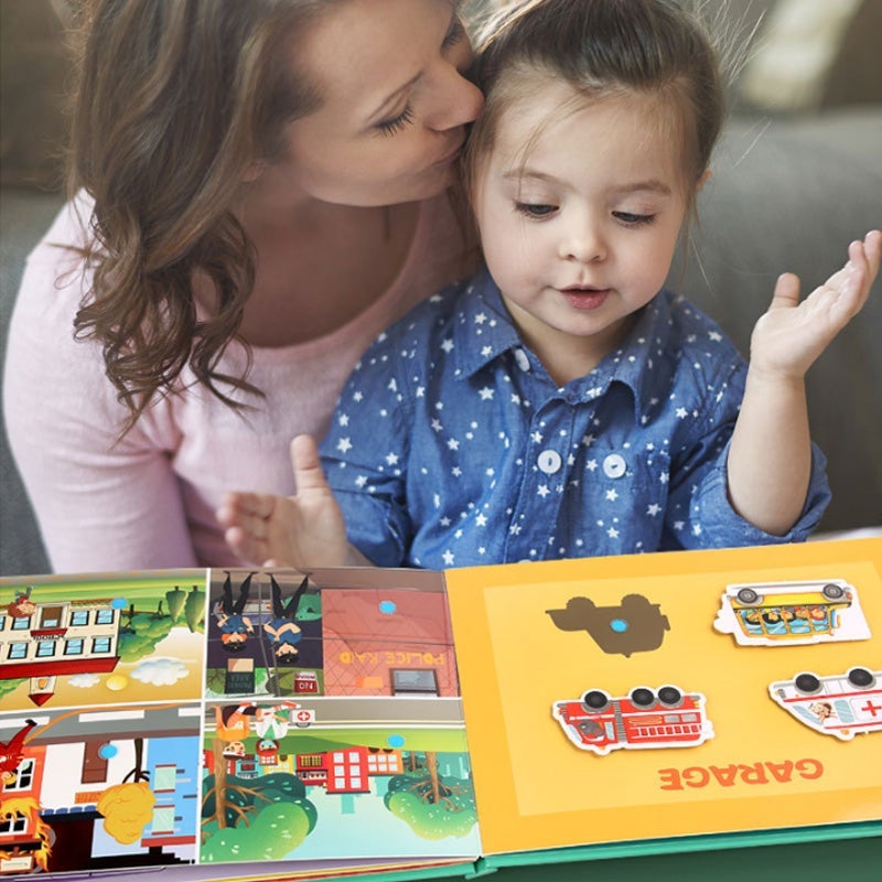 Booky™ - Beschäftigtes Buch für Kinder zur Entwicklung von Lernfähigkeiten