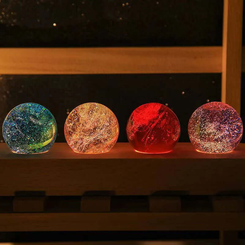 UniverseOrbs™ - 7 Galaxie Kristallkugel
