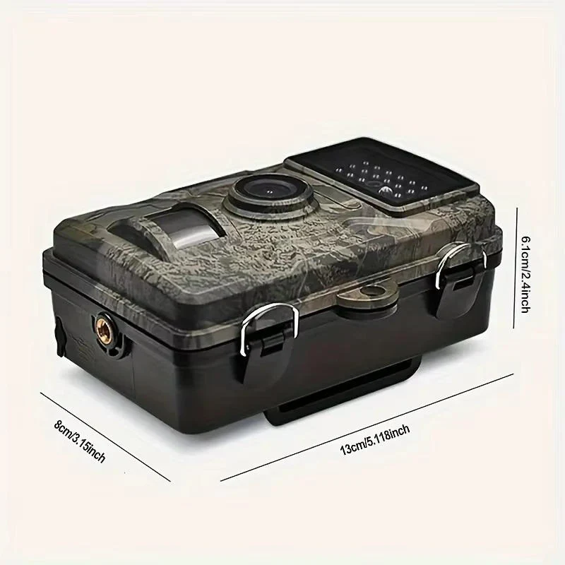 Wildkamera Nachtsicht Outdoor | 16 MP Foto & 1080p HD Video, 0,7s Auslöser | 38 Infrarot-LEDs, IP66 wasserdicht, -20°C bis 60°C 7
