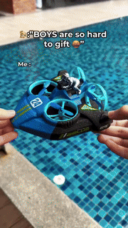 3-in-1 RC Drone Hovercraft Water Land Air Vehicle - Detailed view