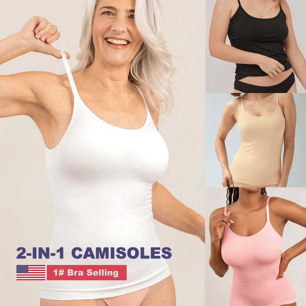 1+1 Gratis | ComfortBra™ - Damen-Trägerhemd mit integriertem BH
