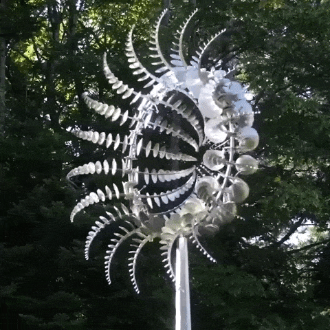 BreezyMetal™ - Charm Einzigartige und magische Windmühle aus Metall