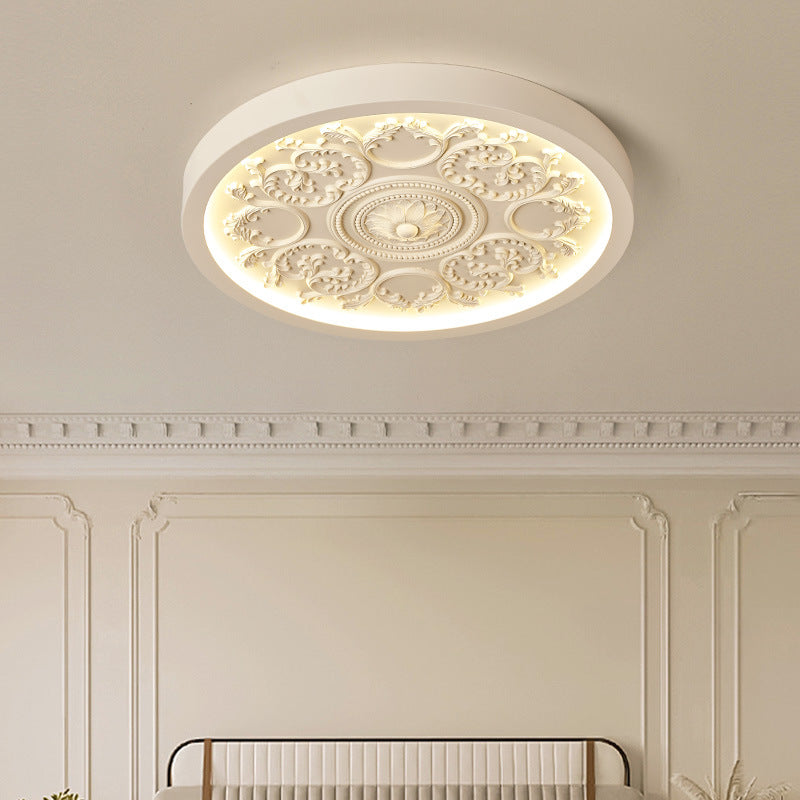 GlowMira | Moderne Harz-Deckenlampe mit variabler Lichtfarbe Hellbraun Decorique.de