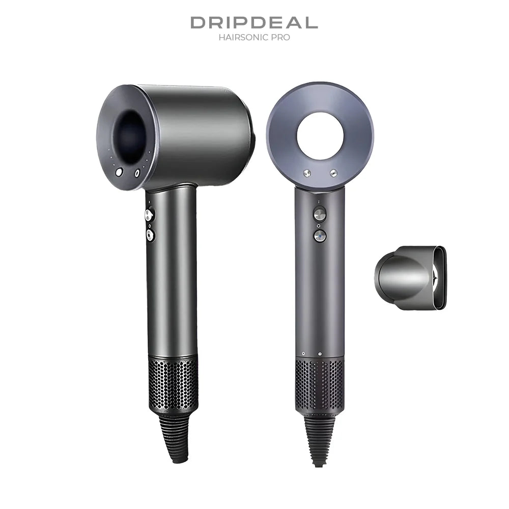 Haartrockner mit Ionen-Technologie und Diffusor | 5 Styling-Aufsätze, 110.000 U/min Motor | Ionen-Ausstoß, 100-240 V 18