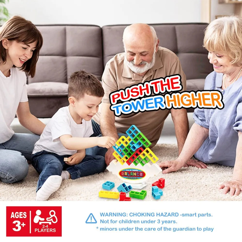 3D Balance Turm aus ABS | Rotierende Kinetik-Skulptur für den Schreibtisch | Fördert Ruhe, Fokus und Achtsamkeit 3