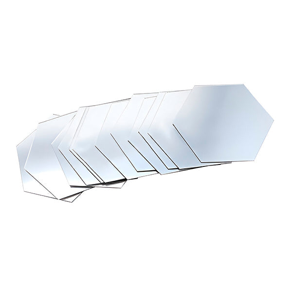 HexSpiegel™ – Elegante sechseckige Spiegelaufkleber