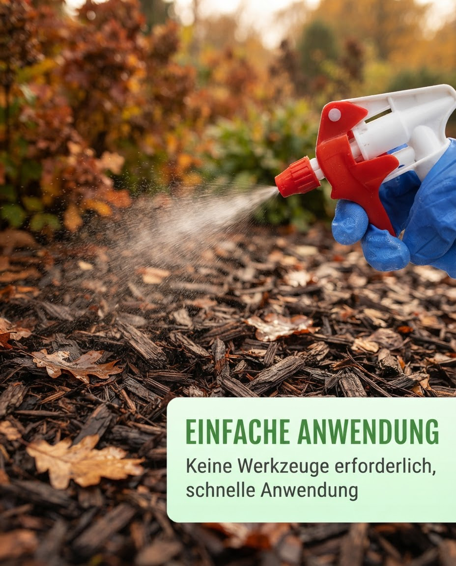 Landschaftskleber wetterfest für Mulch, Kies & Sand | ca. 30 m² Deckfläche, 500 g | Trocknet in 2 Stunden, schnelltrocknend 5