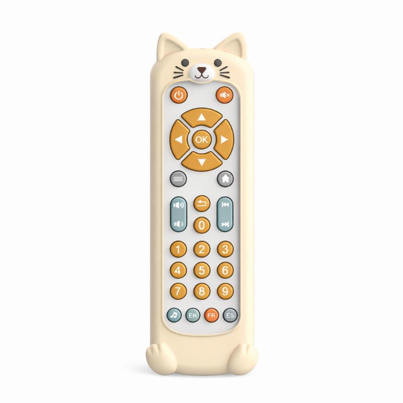 Baby Fernbedienung Spielzeug mit Licht & Musik | Tier-Design, ergonomisch | Schützt echte Fernbedienung & Smartphone 8