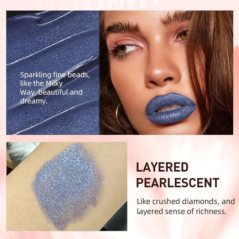 Liquid Lipstick Damen | Langanhaltender Glanz 12 Stunden ohne Abfärben | Mit Kamille & Sojaextrakt für gepflegte, weiche Lippen 16