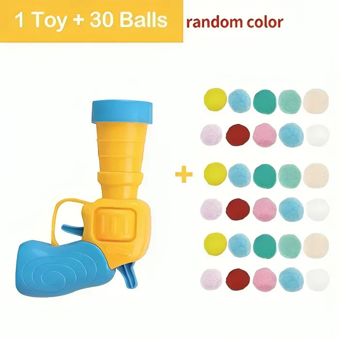 PlushGun™ – Interaktiver Plüschballwerfer für Katze