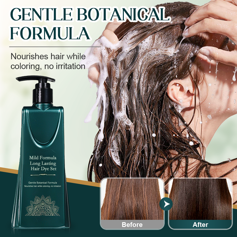 Pflanzliche Haarfarbe Ammoniakfrei 160 ml Grauabdeckung 1