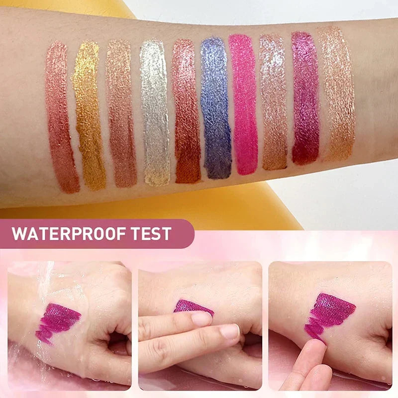 Liquid Lipstick Damen | Langanhaltender Glanz 12 Stunden ohne Abfärben | Mit Kamille & Sojaextrakt für gepflegte, weiche Lippen 13