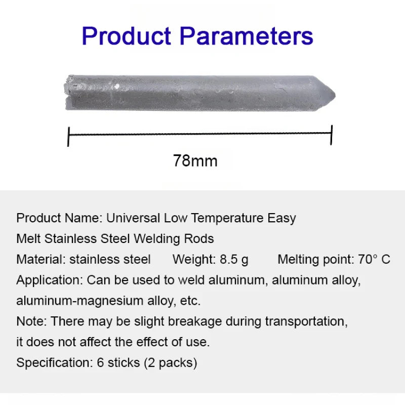 MagWeld™ – Niedrigtemperatur-Schweißstäbe