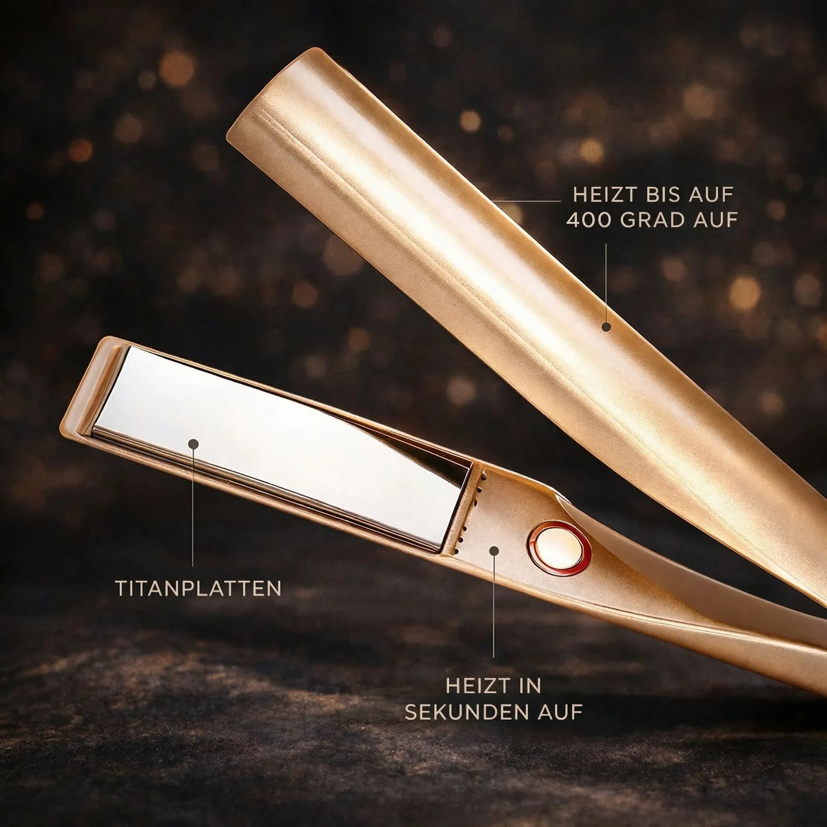 2-in-1 Haarstyler Glätteisen & Lockenstab | Keramik-Ionen-Technologie, 160–200 °C | Kabelloses Styling ohne Ziepen 4