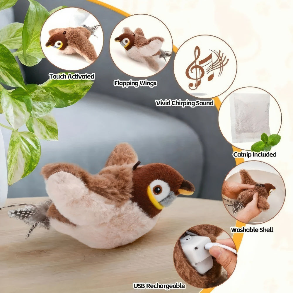 FlapBird™ - Interaktives Katzenspielzeug