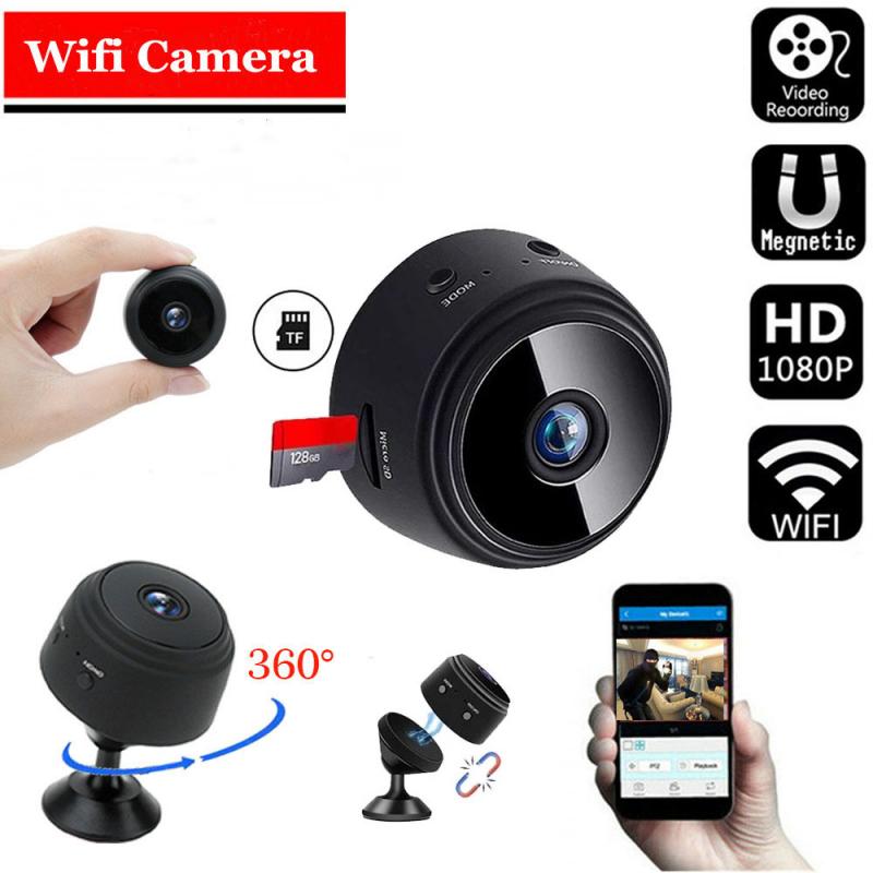 Mini WLAN Überwachungskamera | Magnethalterung, Bewegungsmelder | Live-Streaming per App für Zuhause, Büro, Auto 5
