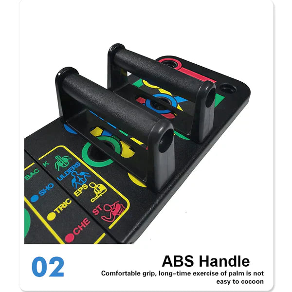 PushSystem™ – 9-in-1-Liegestützbrett-System für Ganzkörpertraining