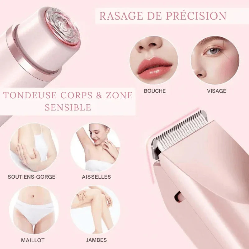 NuitLisse™ Épilation sans douleur pour une peau parfaitement lisse - Rondor