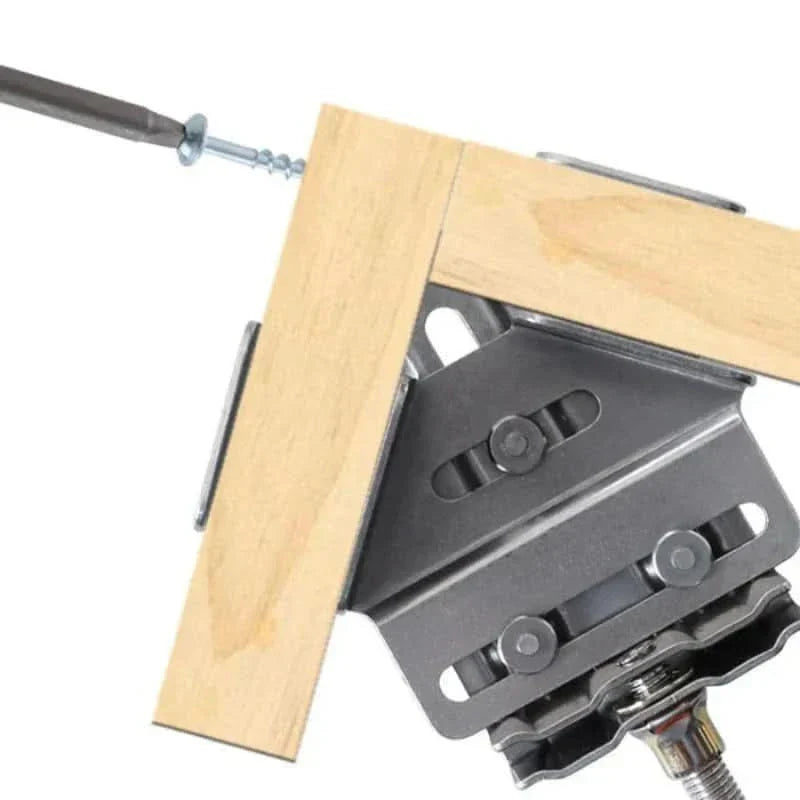 90°-Winkelspanner aus Stahl | 2er-Set mit ergonomischem Spannknauf | Präzise rechtwinklige Holzverbindungen ohne Ausrichten 7
