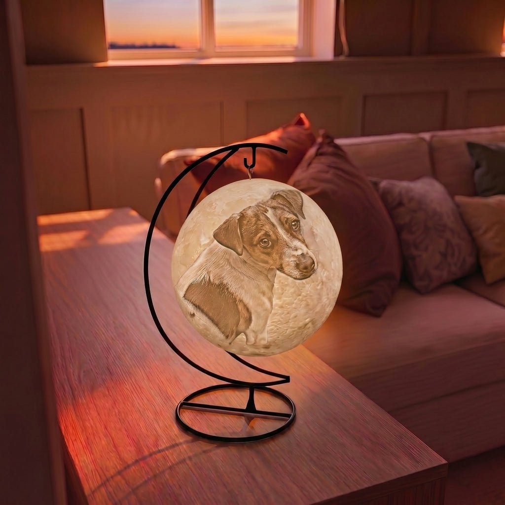 Personalisierte 3D Foto Mondlampe - Das Original von Waagemann - Waagemann