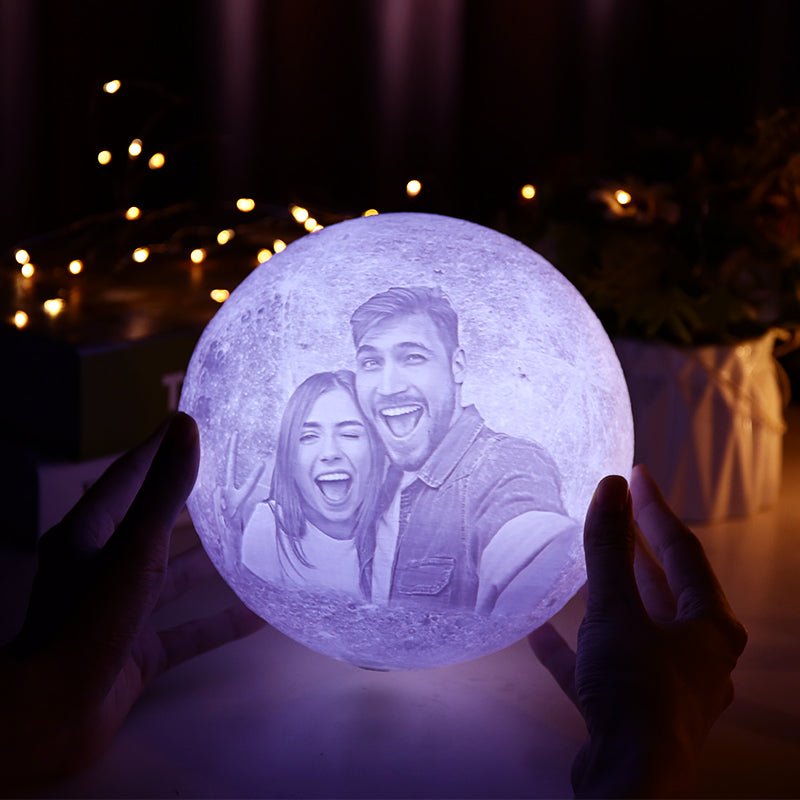 Personalisierte 3D Foto Mondlampe - Das Original von Waagemann - Waagemann