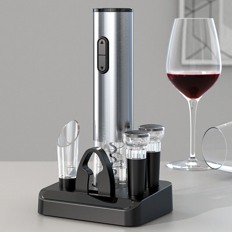WineBottly™ - Ultimatives wiederaufladbares Korkenzieher-Set