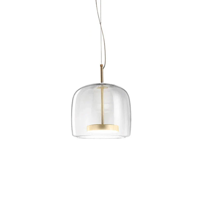LED-Pendelleuchte aus Glas | Zeitloses Design für Wohnzimmer, Esszimmer und Flur | Energiesparende 7W-LED-Beleuchtung 8