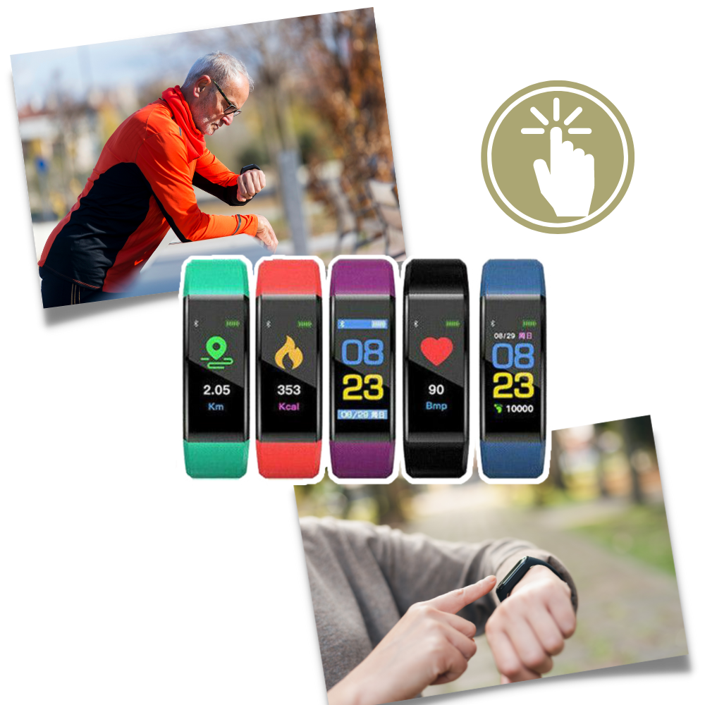 Fitnessarmband Herren | Herzfrequenz & Schrittzähler im Blick 2