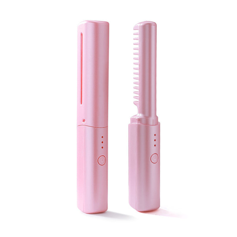 HairGlam™️ - 2-in-1 elektrischer Kamm - Lockenstab und Glätteisen