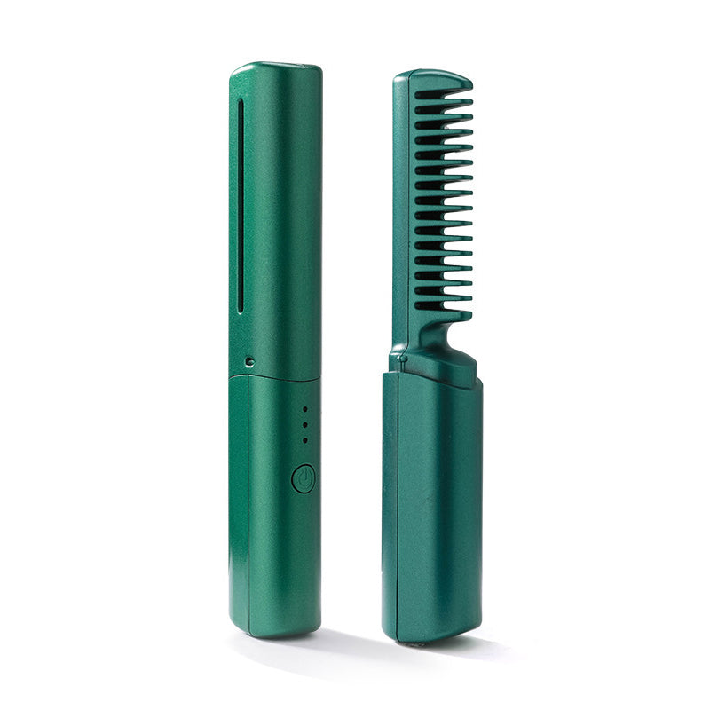 HairGlam™️ - 2-in-1 elektrischer Kamm - Lockenstab und Glätteisen