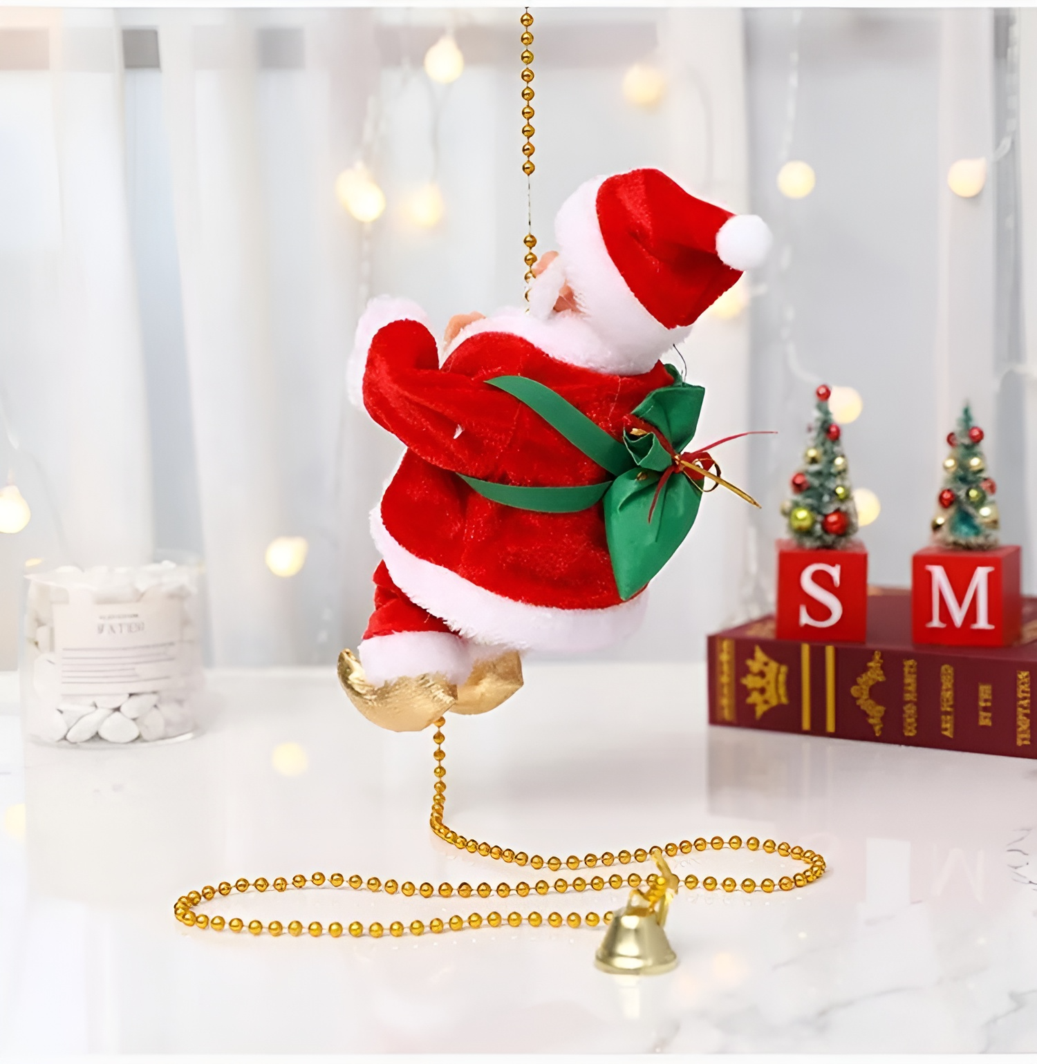 ClimbingSanta™ - Kletternde Weihnachtsmann-Dekoration