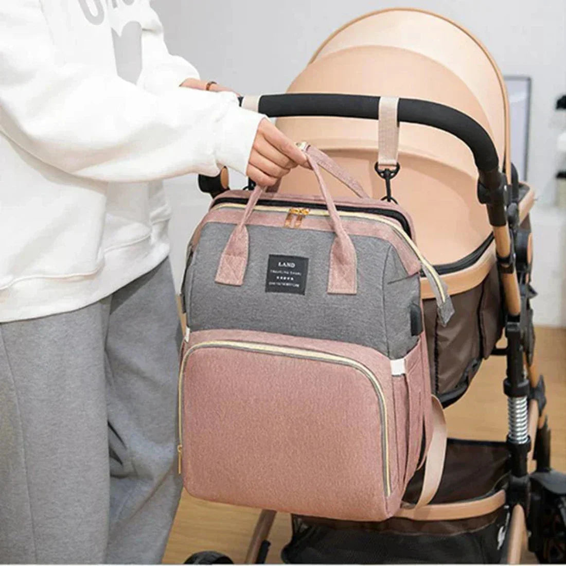 NapStation™ - Leichter faltbarer Mumienbeutel mit Wiege