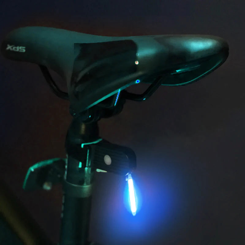 LED-Fahrrad-Rücklicht 40 Lumen | USB-Aufladbar mit Befestigungsgurt | Sichtbar bei Tag und Nacht, inkl. Ladekabel und Gurt 6
