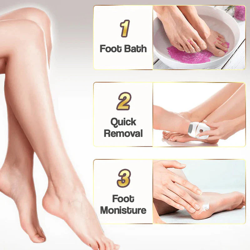 CleanHeel™ – Sanfte Hornhautentfernung für weiche, glatte Füße