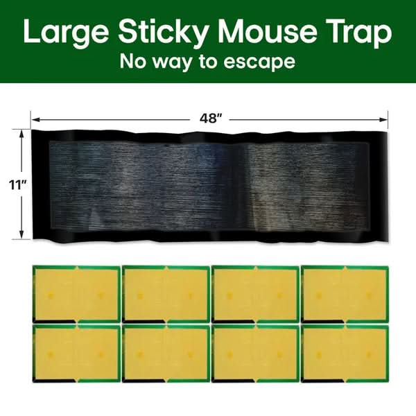1+1 Gratis | StickyRat – Extra große humane Klebefalle für Nagetiere