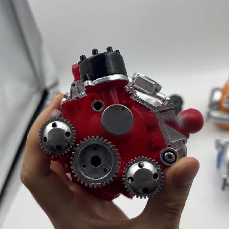 Mehrzylinder-Verbrennungsmotor Modellbausatz | Benzin & CDI-Zündung, startfähig | CNC-Metallteile, RC-kompatibel 7