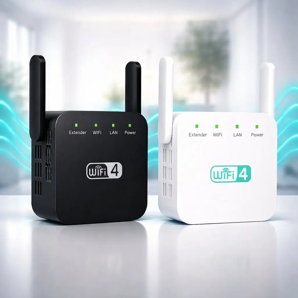 WLAN Verstärker Repeater | 300 Mbps, bis zu 50 m Reichweite | Verstärker, Router & Access Point in einem Gerät 1
