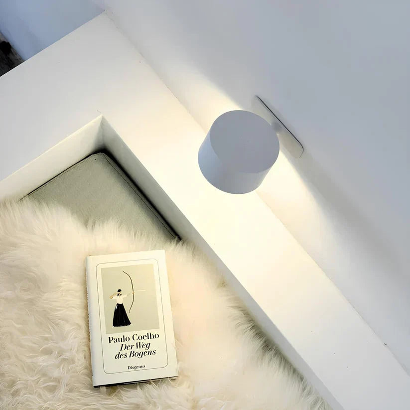 LED-Wandleuchte kabellos & abnehmbar | 360° drehbar mit Touch- oder Fernbedienung | Akku 2000 mAh, 3 Lichtfarben 17