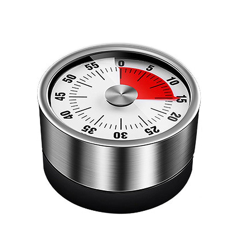 Mechanischer Küchentimer Edelstahl | Magnetische Rückseite ohne Batterien | Präzise Zeitmessung für Küche, Sport und Alltag 8