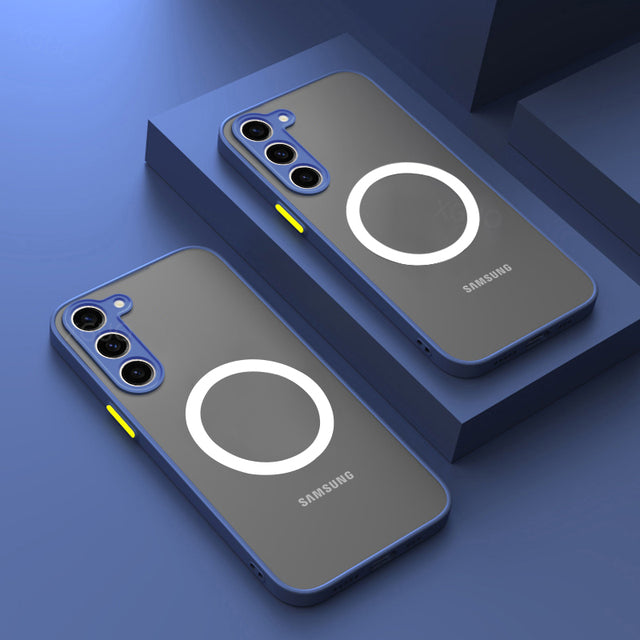 Magnetische Handyhülle für Samsung Galaxy S20 bis S23 | Stoßfester Rundumschutz | Passgenaue Aussparungen für Kamera & Anschlüsse 6