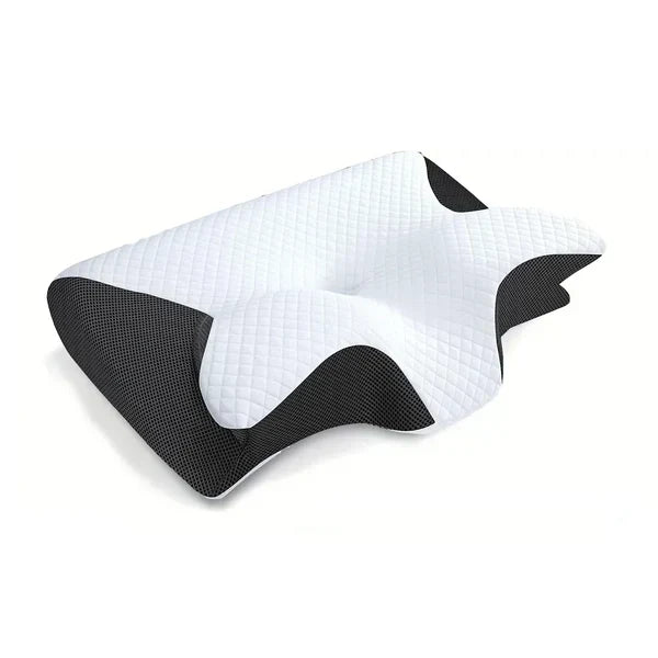 Ergonomisches Nackenstützkissen Memory-Schaum | Passt sich Kopf- und Nackenkontur an | Für schmerzfreien, erholsamen Schlaf 8