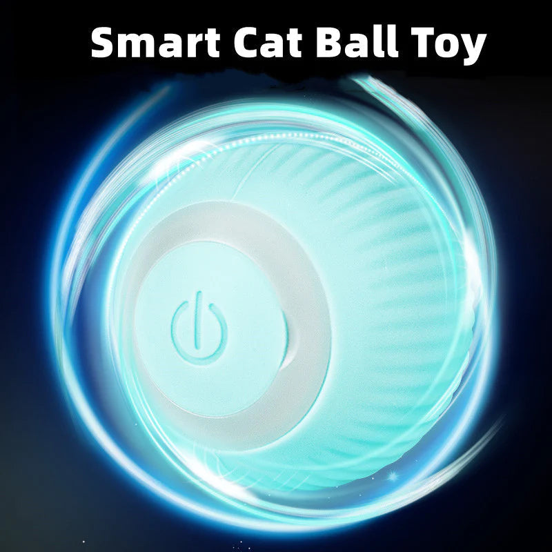 Interaktiver Katzenball mit Hindernisvermeidung | ABS/Silikon, 4,3 cm | Rosa oder Blau, geräuscharmes Rollen im Smart-Modus 12