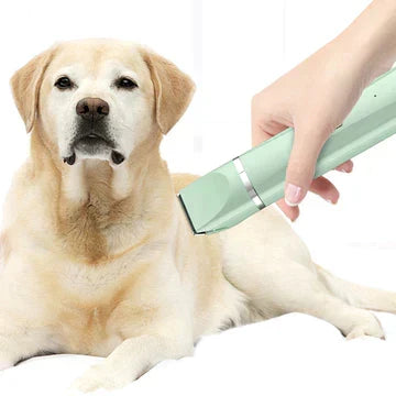 4-in-1 Haustier-Trimmer aus ABS und Edelstahl | Trimmköpfe und Nagelschleifer | Leiser Akkubetrieb für Hunde und Katzen 3