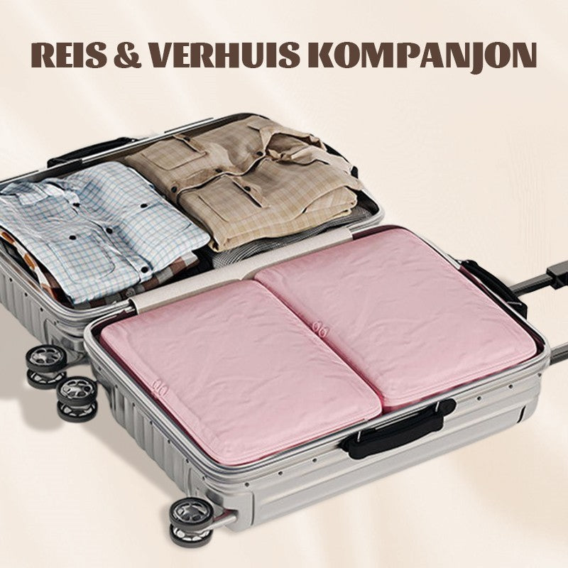 CompressBaggy™ – Vakuumfreie Kompressionsbeutel