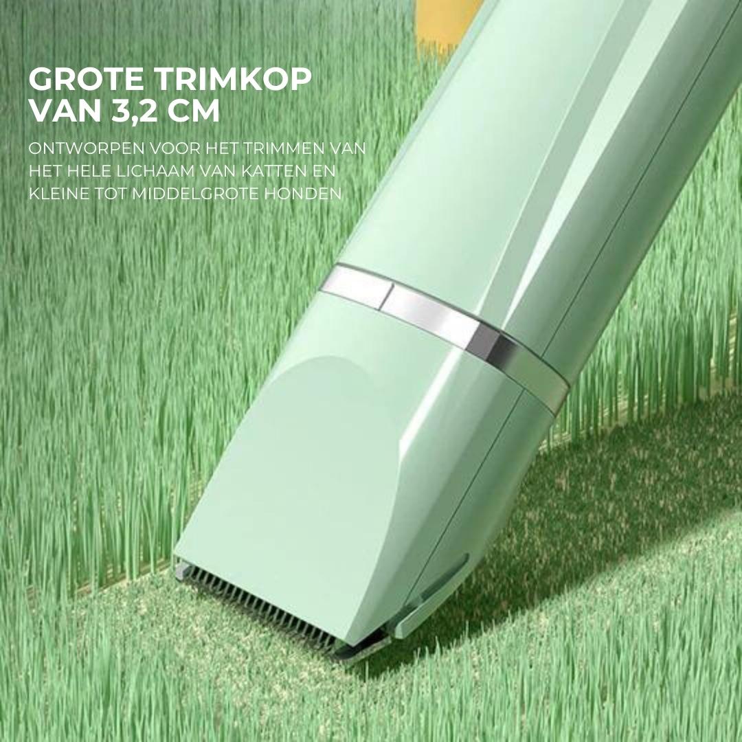 4-in-1 Haustier-Trimmer aus ABS und Edelstahl | Trimmköpfe und Nagelschleifer | Leiser Akkubetrieb für Hunde und Katzen 8