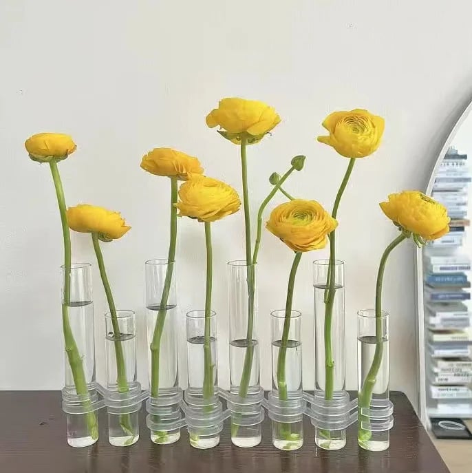 FlowerFasy™ – Flexible, aufklappbare Blumenvase für DIY-Blumendisplays