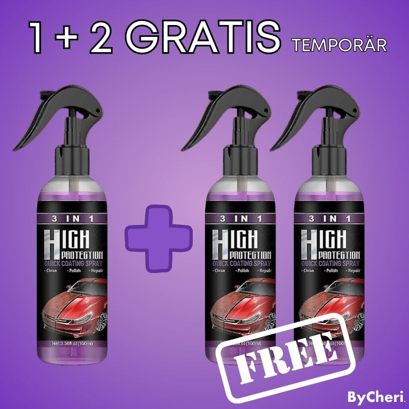 1+1 Gratis | 3-in-1 CarSpray - Reinigt, restauriert und schützt Ihr Auto!
